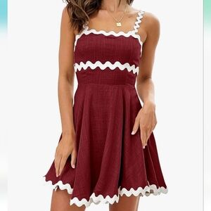 Shy Velvet Linen Cotton Blend Dress